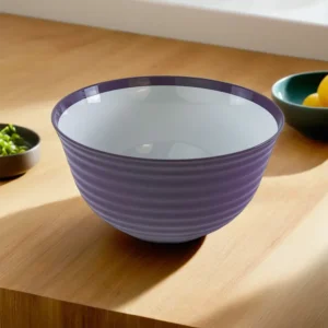 Hobby Life 4.5L Purple Round Striped Bowl1