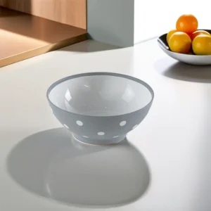 Hobby Life 750ml Grey Round Dotted Bowl1