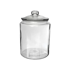 Lomenox 5800ml Glass Round Jar With Pressure Lid