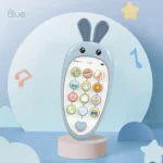 Musical Carrot Shaped Blue Baby Toy Phone1