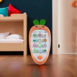 Musical Carrot Shaped Orange Baby Toy Phone2