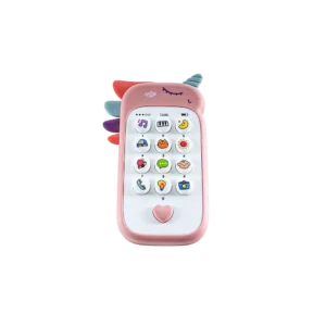 Musical Unicorn Shaped Pink Baby Toy Phone 1