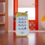 Musical Unicorn Shaped Yellow Baby Toy Phone1