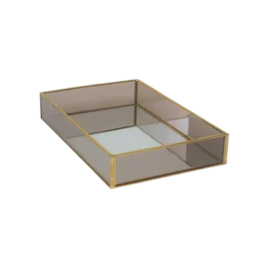 Plain 30x20x5cm Rectangular Mirror Tray