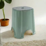 Plastic 27x38cm Mint Green Stool Chair1