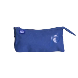 Pronto 21x10cm Blue 3 Zippers Pencil Case