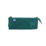 Pronto 21x10cm Green 3 Zippers Pencil Case