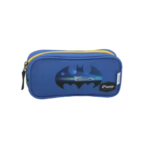 Pronto 22x10cm Batman Design Blue 1 Zippers Pencil Case