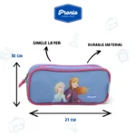 Pronto 22x10cm Frozen Design Light Purple 1 Zippers Pencil Case1