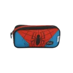 Pronto 22x10cm Spiderman Design Black 1 Zippers Pencil Case