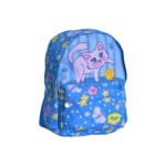 Pronto 33cm Cat Design Blue 2 Zippers Small Backpack