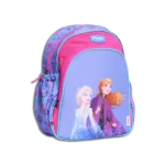 Pronto 38cm Frozen Design Light Purple & Fuchsia 2 Zippers Backpack