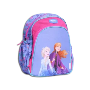 Pronto 38cm Frozen Design Light Purple & Fuchsia 2 Zippers Backpack