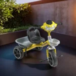 Robot Shaped 3 Wheels Yellow Tricycle1