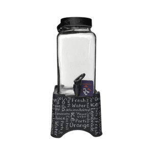 Sequared Juice Dispenser with Black Stand