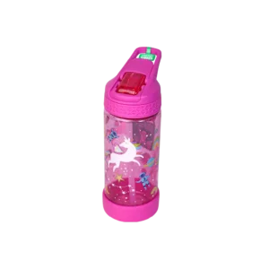 Unicorn Design 473ml Fuchsia Water Bottle