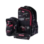 Xstrong Racing Car-Themed 4Pcs Backpack Set
