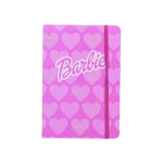 Barbie Hearts Design Fuchsia Notebook