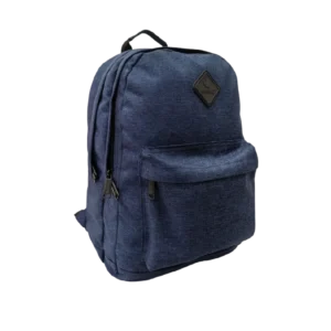 Bentley 43cm Navy Blue 3 Zippers Backpack