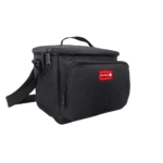 Bentley Black 2 Zippers Large Lunch Bag