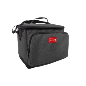 Bentley Dark Grey 2 Zippers Large Lunch Bag