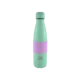 Cool Level 500ml Stainless Aqua Water Bottle With Pink Silicone