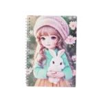 Dreamy Doll and Bunny Spiral Notebook