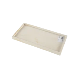 Gypsum Beige Rectangular Plate