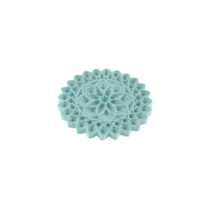 Gypsum Blue Flower Design Trivet