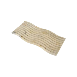 Gypsum Golden Wavy Design Plate