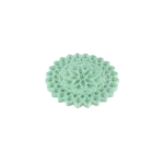 Gypsum Green Flower Design Trivet