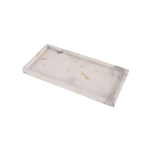 Gypsum Marble Design Rectangular Plate