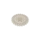 Gypsum White Flower Design Trivet