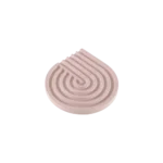 Gyspum Light Pink Drop Design Trivet