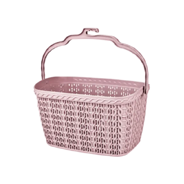 Hobby Life 2.5l Pink Knitted Peg Basket