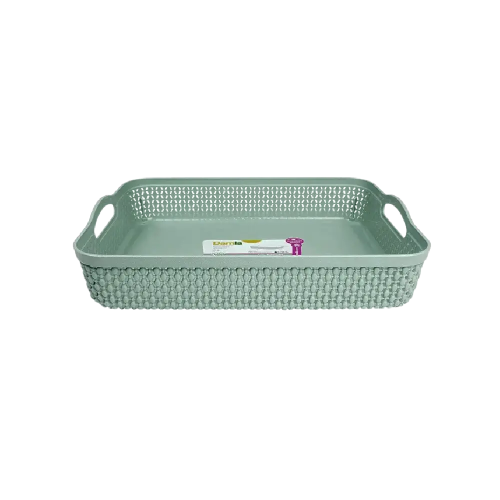 Hobby Life Green Raindrop Flat Basket