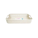 Hobby Life Off White Raindrop Flat Basket