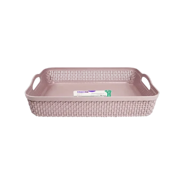 Hobby Life Pink Raindrop Flat Basket