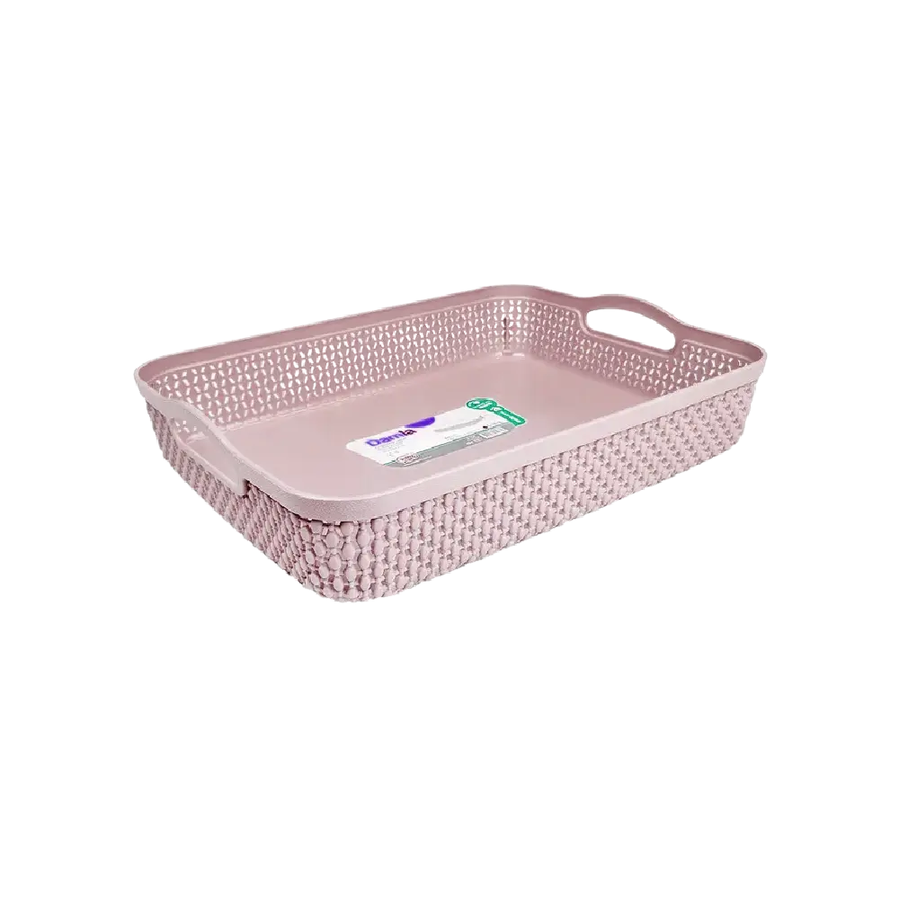 Hobby Life Pink Raindrop Flat Basket1