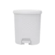 Hobby Life White 11.5l Rattan Pedal Dustbin