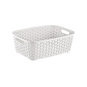 Hobby Life White Small Rattan Practical Basket