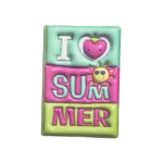 I Love Summer 3D Notebook