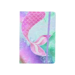 Mermaid Tail Design Green Notebook