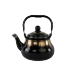 Momaz 1.5l Black & Gold Tea Pot