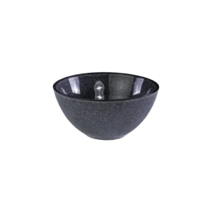 Momaz 12.5x6cm Porcelain Gray Round Bowl