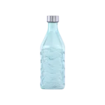 Momaz 1l Wave Design Blue Transparent Water Bottle