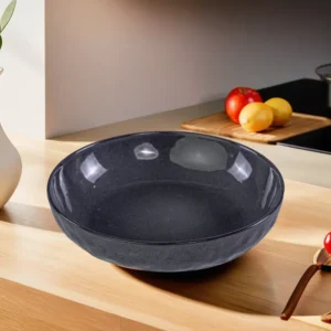 Momaz 20.3x5cm Porcelain Gray Deep Plate1