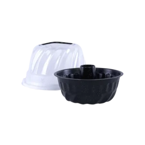 Momaz 26cm Black Granite Cake Pan with Seving Tray & Lid1