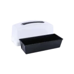 Momaz Rectangular Shaped Black Granite Cake Pan With Seving Tray & Lid2