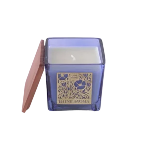 Purple Natural Organic Scented Candle